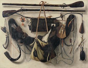 Christoffel Pierson, Stillleben mit Jagdgerät, o. J.