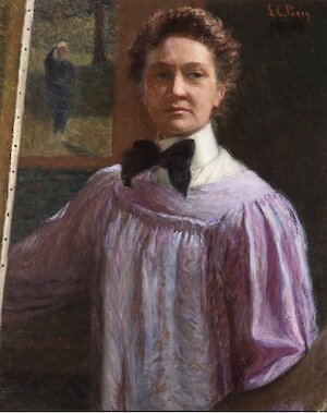 Lilla Cabot Perry, Selbstbildnis, 1891, Terra Foundation for American Art, Daniel J. Terra Collection